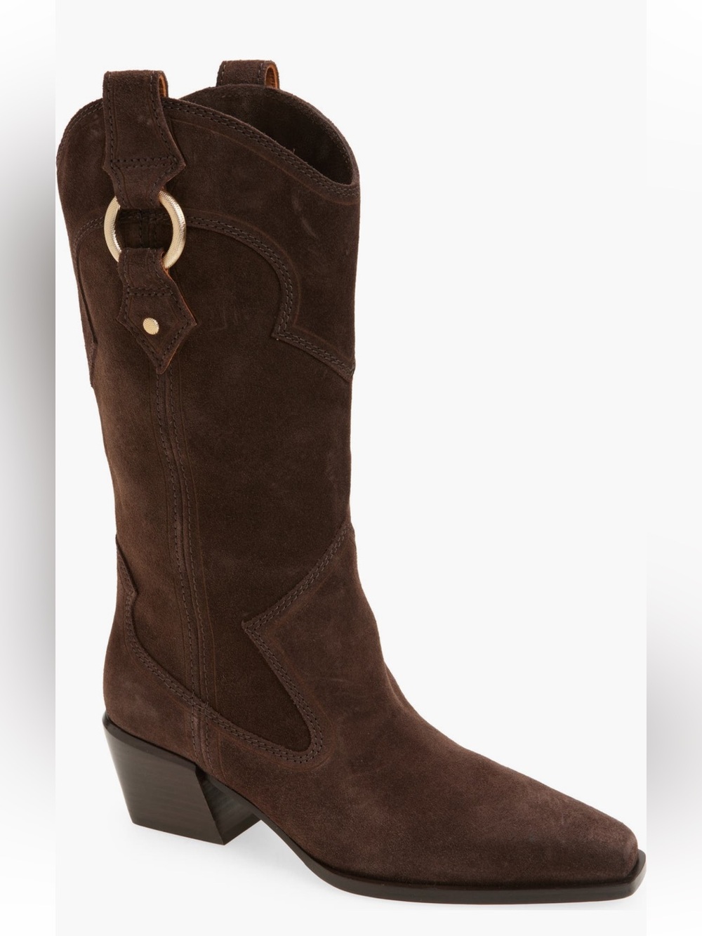Rag & Bone Classic Women's Suede Western Boot - Brown EUC - Picture 12 of 13